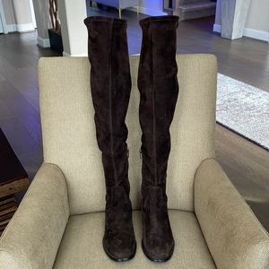 Via Spiga Over the Knee Suede Boots